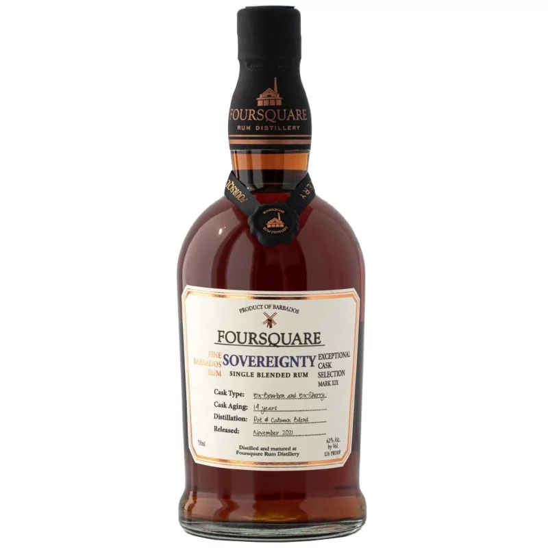  Rhums Vieux FOURSQUARE Rum 14 Ans Sovereignty 62%