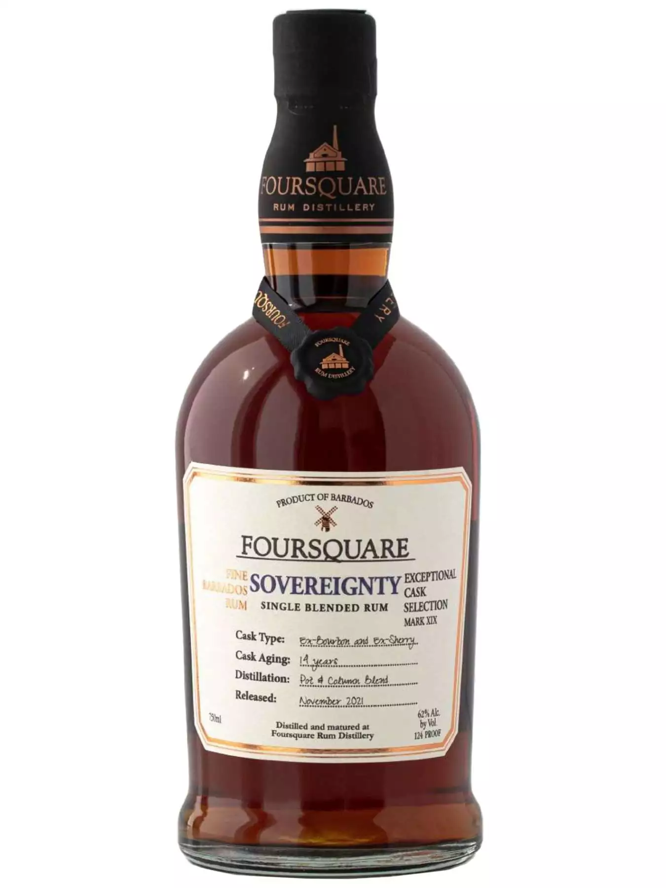 FOURSQUARE Rum 14 Ans Sovereignty 62% FOURSQUARE Rum 14 Ans Sovereignty 62%