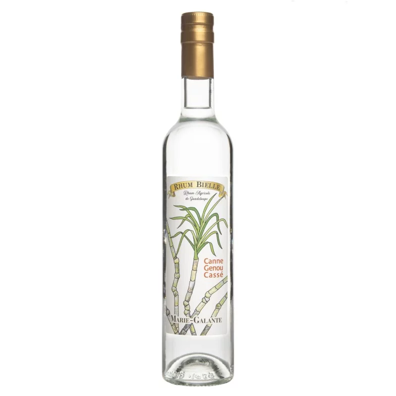  Rhums Blancs BIELLE Canne Genou Cassé 59% 50cl