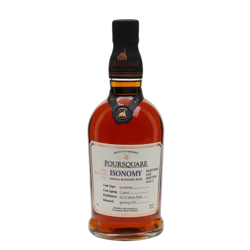  Rhums Vieux FOURSQUARE Rum 17 Ans Isonomy 58%