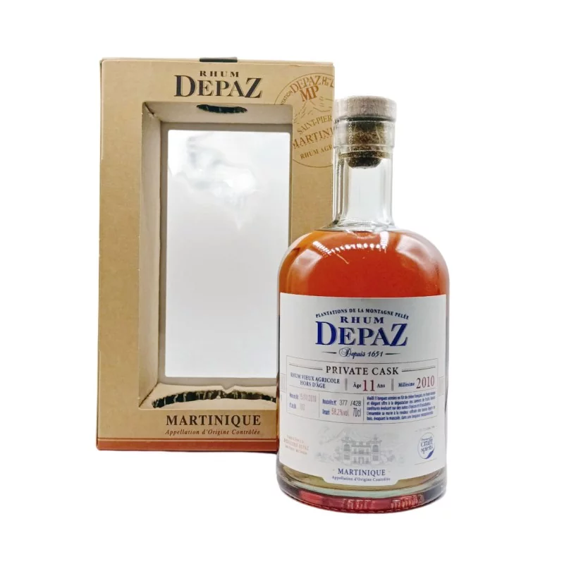  Rhums Agricoles DEPAZ Private Cask Premium Craft Spirit 58.2%