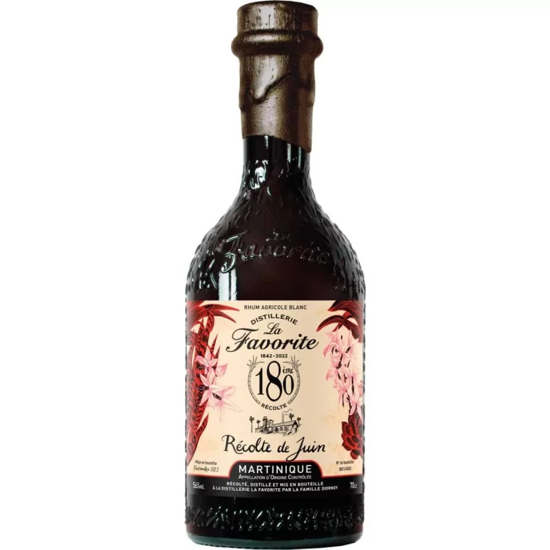  Rhums Blancs LA FAVORITE Cuvée 180 ans Juin 56%