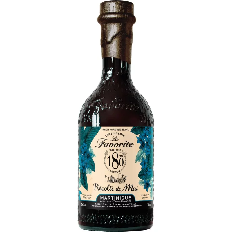  Rhums Blancs LA FAVORITE Cuvée 180 ans Mai 56%