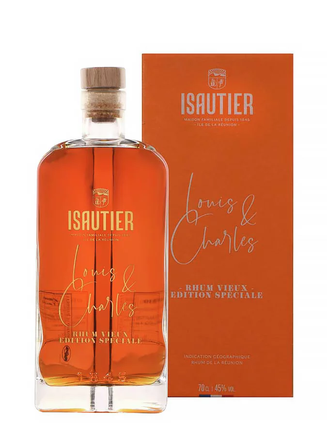 ISAUTIER Louis & Charles Rhum Vieux 45% ISAUTIER Louis & Charles Rhum Vieux 45%