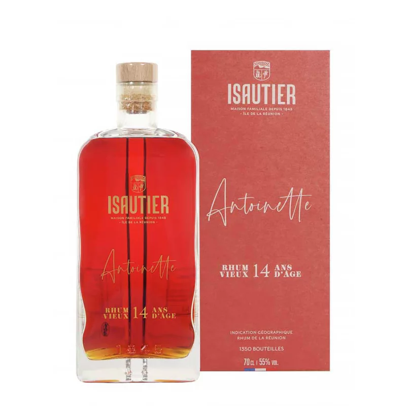  Rhums Vieux ISAUTIER 14 Ans Antoinette Rhum Vieux 55%