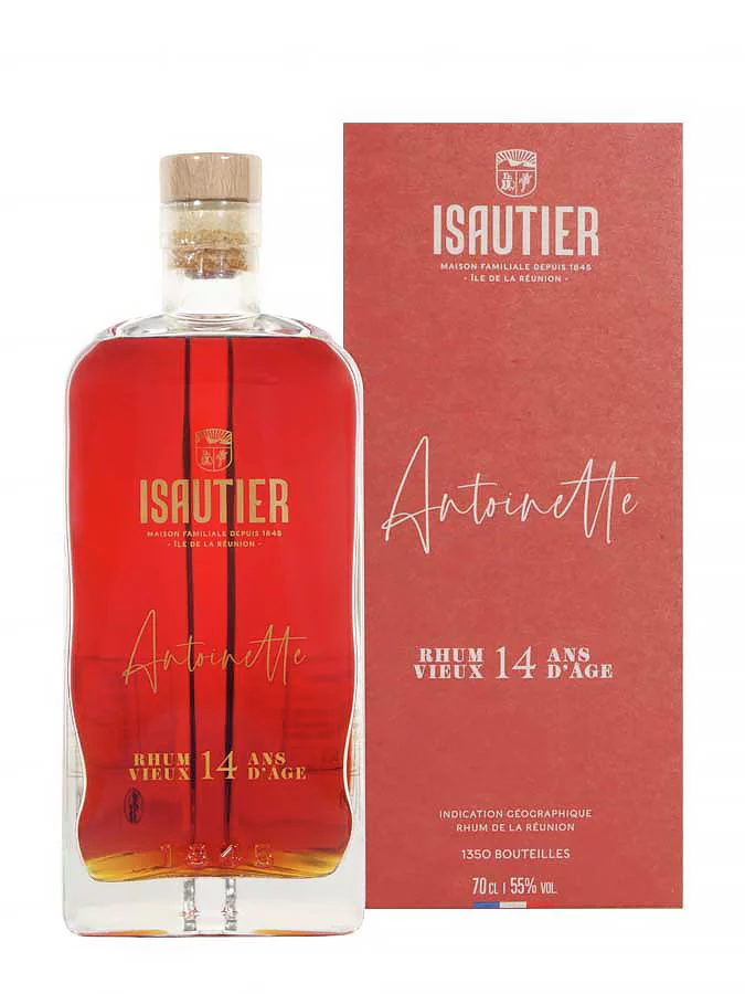 ISAUTIER 14 Ans Antoinette Rhum Vieux 55% ISAUTIER 14 Ans Antoinette Rhum Vieux 55%
