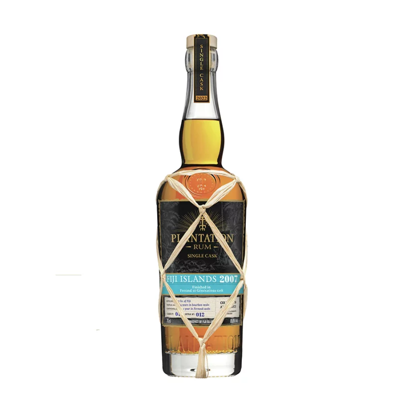  Rhums Vieux PLANTATION RUM 2007 FIJI Antipodes 65.60% (avec étui)