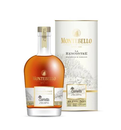  Guadeloupe MONTEBELLO 7 Ans La Rencontre Finish Pommeau 49.1% 50cl