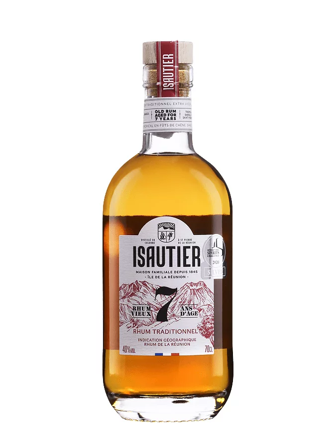 Rhum Blanc Isautier traditionnel 1L 40° – Panier du Monde