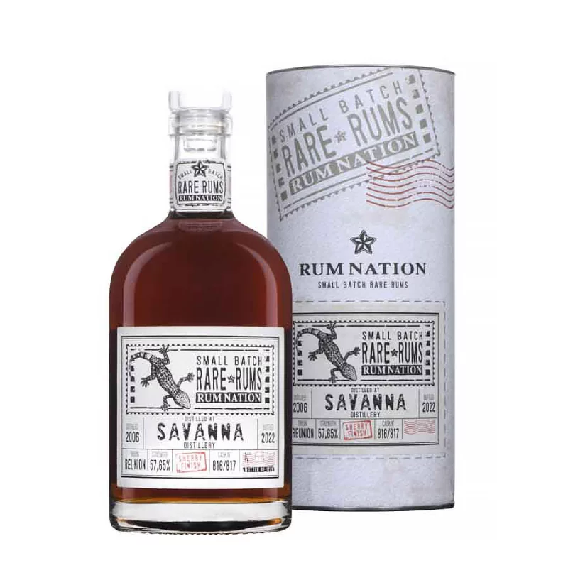  Rhums Vieux RUM NATION 2006 Savanna Traditionnel Sherry Finish 57,65%