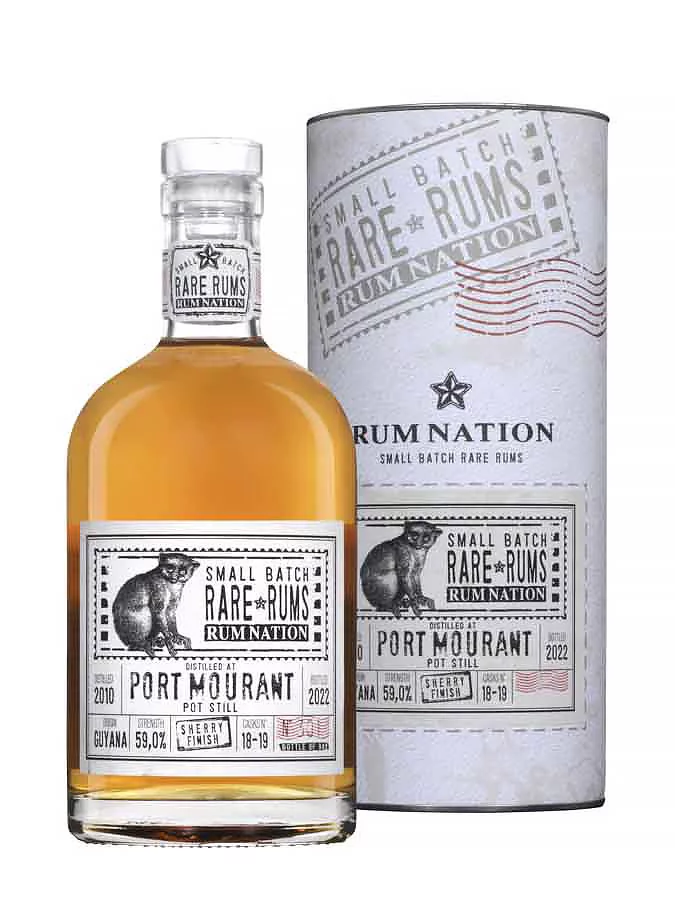 RUM NATION 2010 12 Ans Port Mourant Sherry Finish 59% RUM NATION 2010 12 Ans Port Mourant Sherry Finish 59%