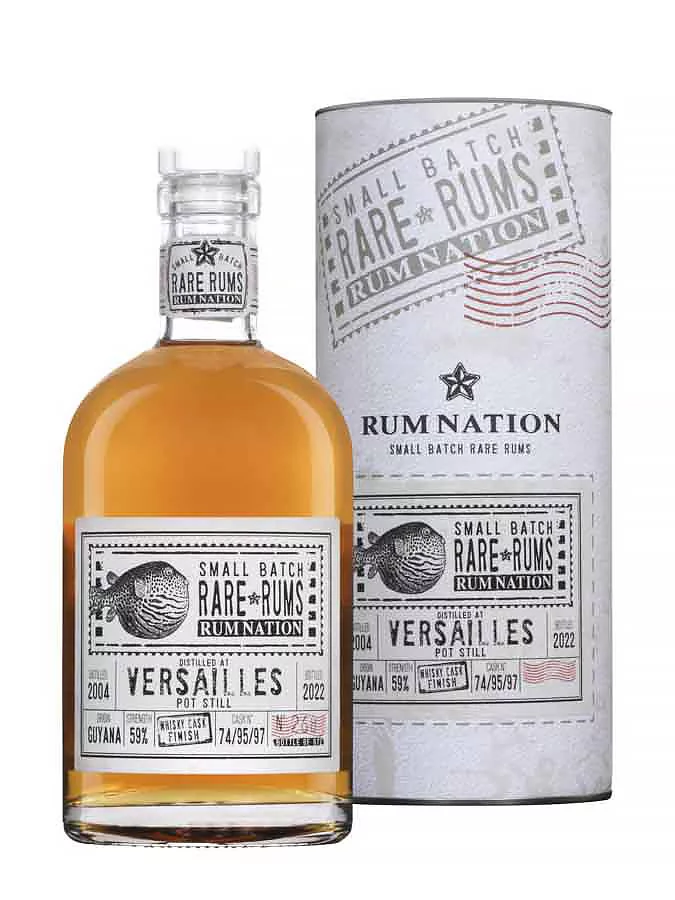 RUM NATION 2004 18 Ans Versailles Whisky Finish 59%