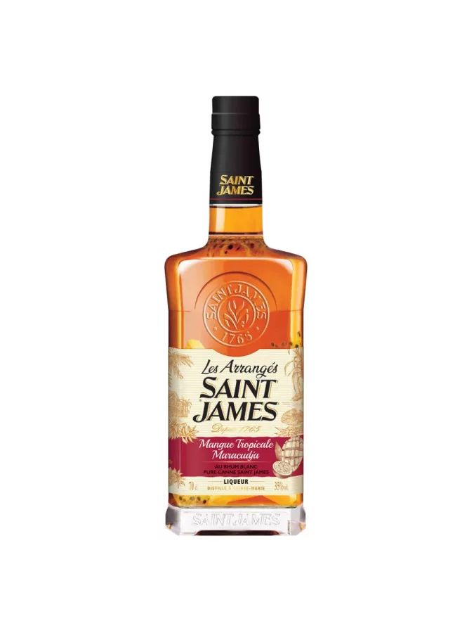 Rhum Arrangé SAINT JAMES Mangue Tropicale - Maracudja 35%