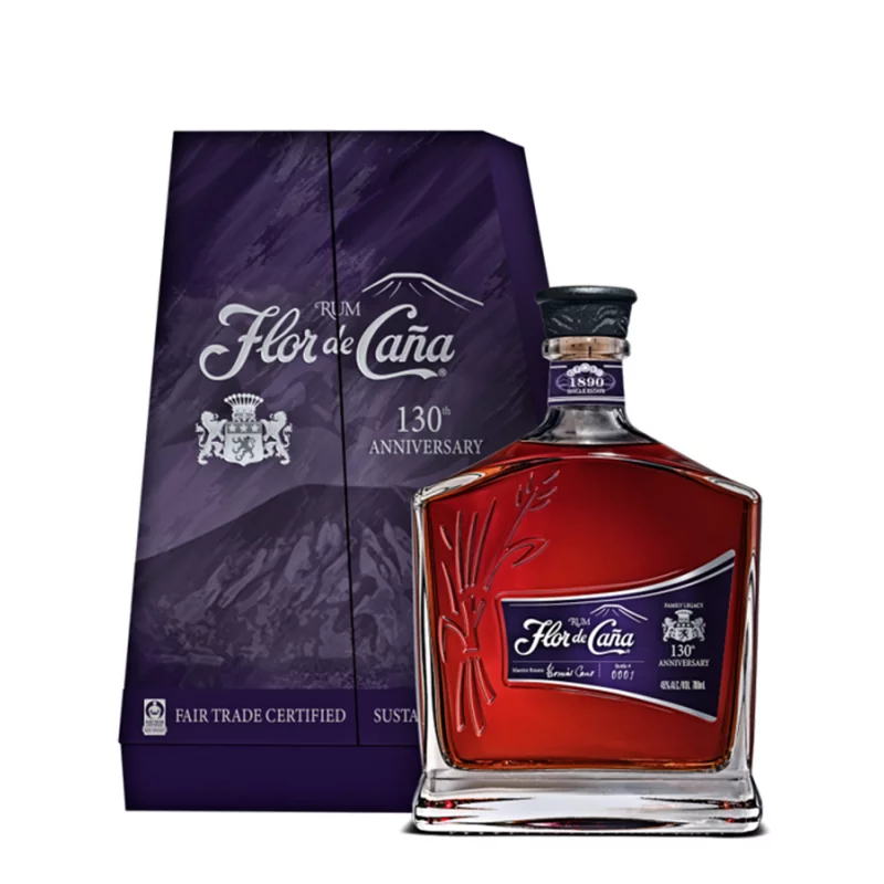  Rhums Vieux FLOR DE CANA 130th anniversary 45%