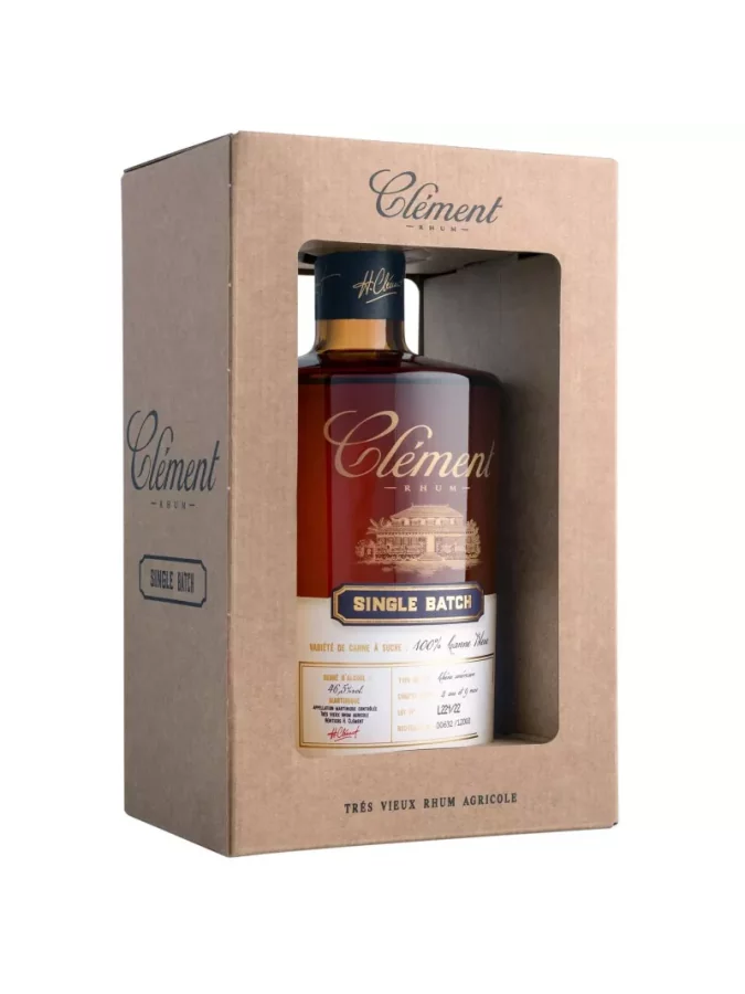 CLEMENT Single Cask 100 % Canne Bleue 46.50% 50cl