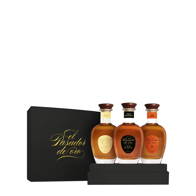  Rhums Vieux EL PASADOR DE ORO Coffret 3x20cl 43,33%