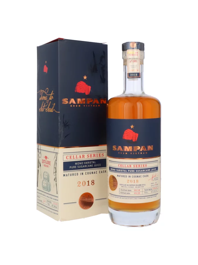 SAMPAN Cellar Series 2018 Cognac Cask 47.1% SAMPAN Cellar Series 2018 Cognac Cask 47.1%