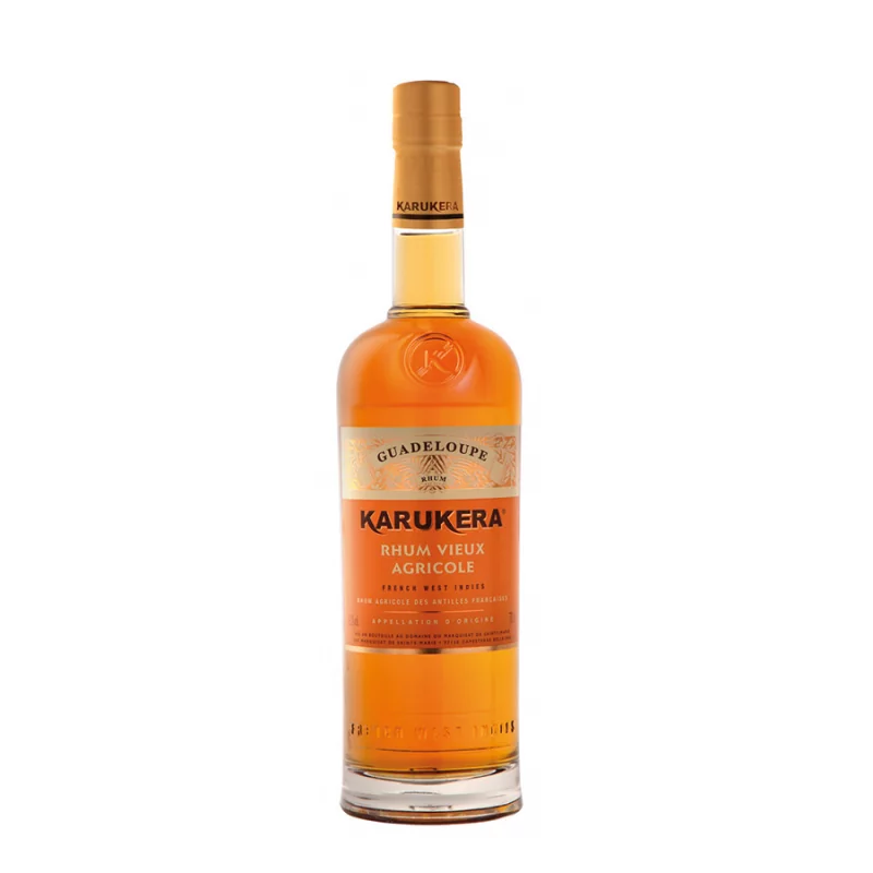  Guadeloupe KARUKERA Rhum Vieux Agricole 42% (Avec étui)