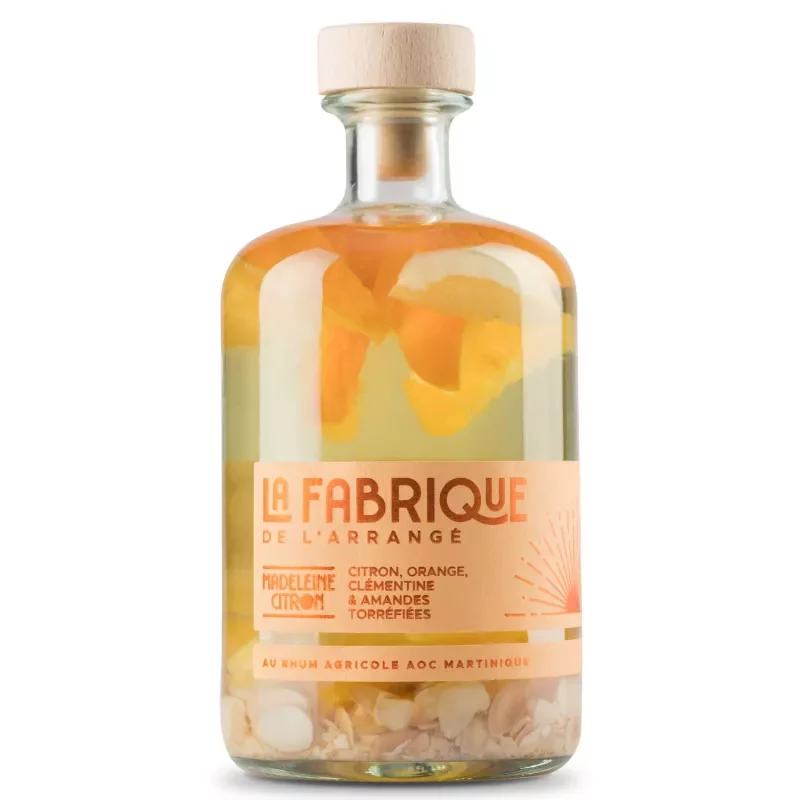  Rhum Arrangé Rhum Arrangé LA FABRIQUE DE L'ARRANGÉ Madeleine Citron 32%