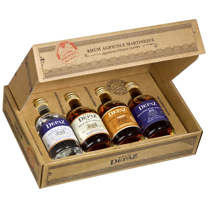 Coffret dégustation rhum vieux XO