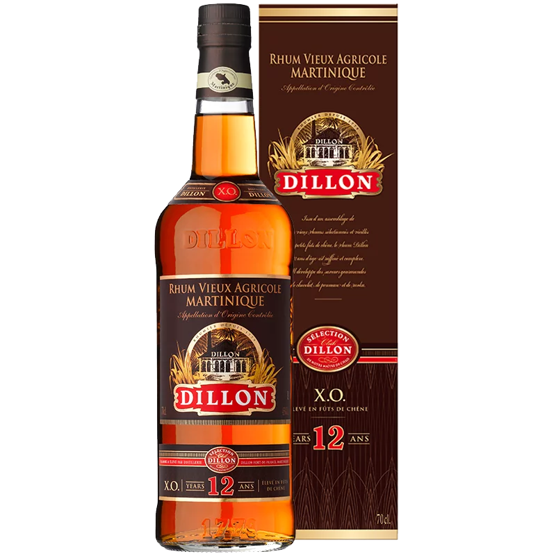  Rhums Agricoles DILLON Xo 12 Ans 45%