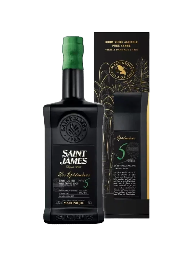 SAINT JAMES Les Éphémères n°5 Brut de Fût 51,80% SAINT JAMES Les Éphémères n°5 Brut de Fût 51,80%