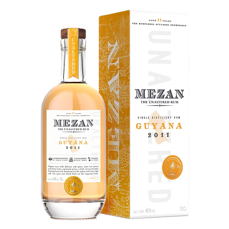  Rhums Vieux MEZAN Guyana 11 Ans 2011 46%