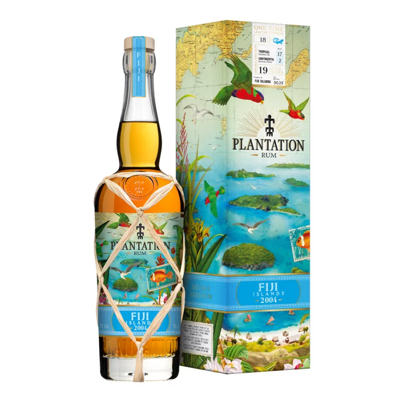  Rhums Vieux PLANTATION RUM 19 Ans 2004 FIJI 50.30%