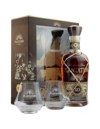  Rhums Vieux PLANTATION RUM XO 20th Anniversary Cof. 2 Verres 40%