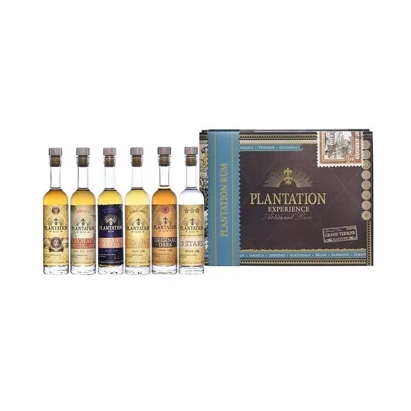  Rhums Vieux PLANTATION RUM Experience 6 x 10 cl 41,03%