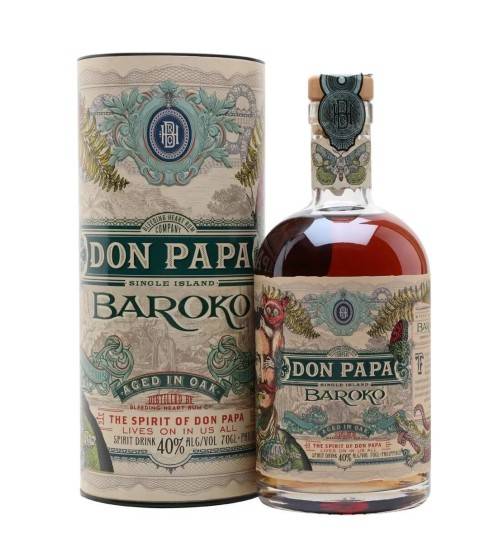  Rhums de Mélasse DON PAPA Baroko 40%