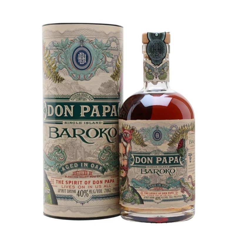  Rhums de Mélasse DON PAPA Baroko 40%