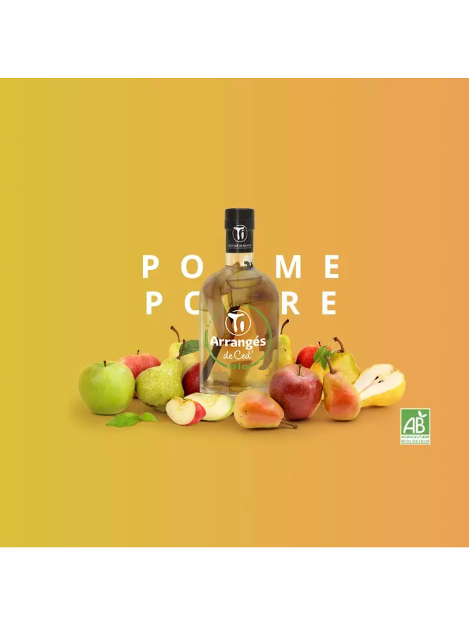 Rhum Arrangé CED - Pomme Poire Bio 21%