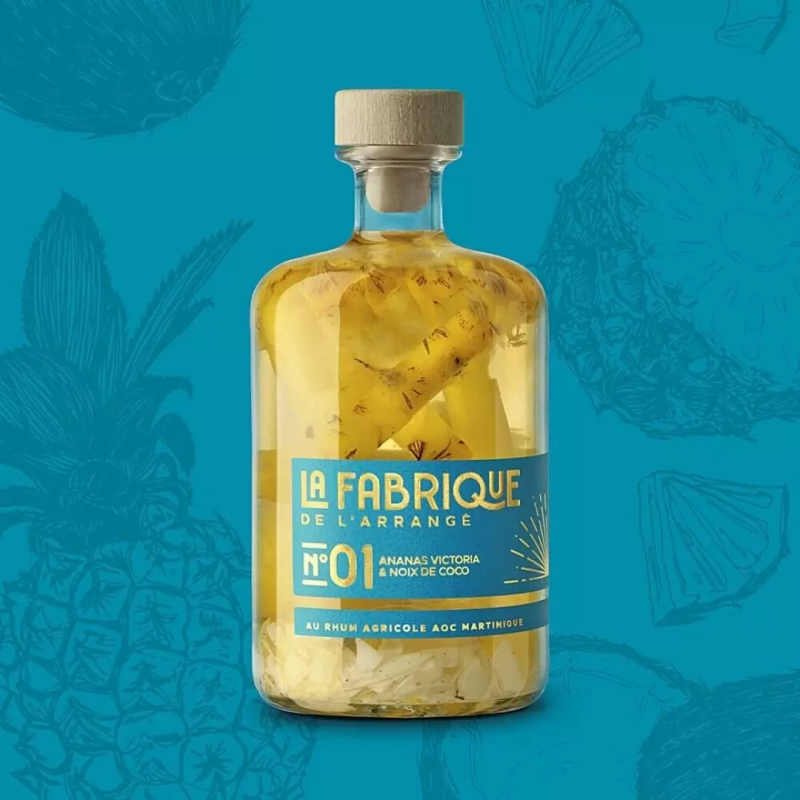 FABRIQUE DE L'ARRANGÉ N°1 Ananas Victoria & Noix de Coco 32%