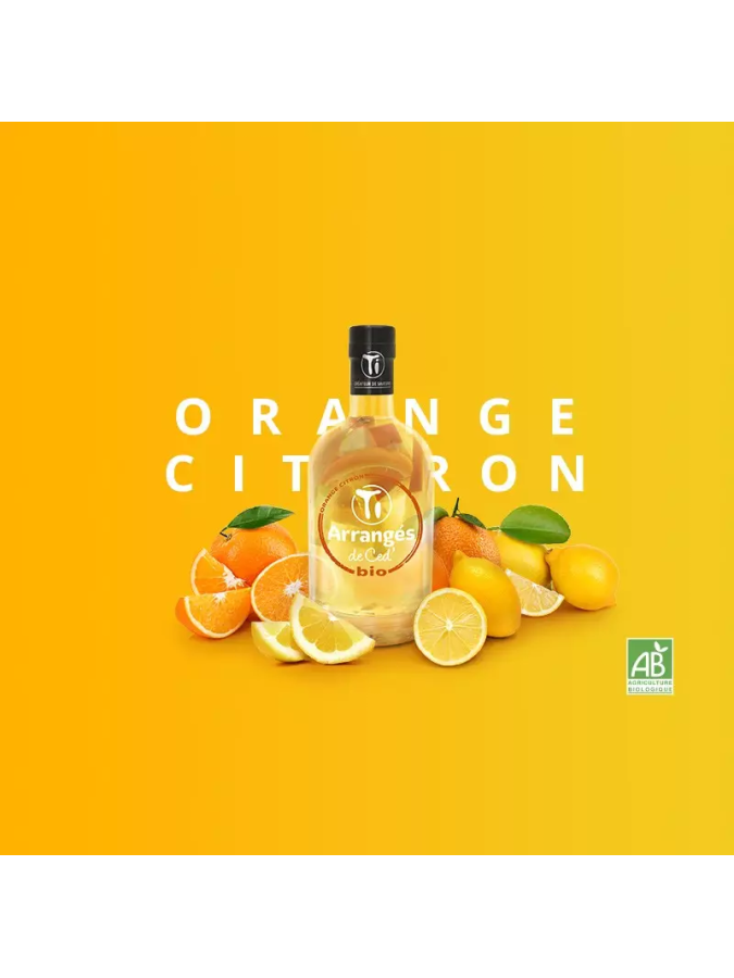Rhum Arrangé CED - Orange Citron Bio 21%
