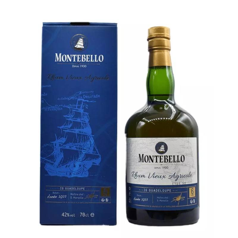 MONTEBELLO Rhum Vieux 6 Ans 42%