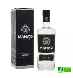 MANA'O Rhum blanc Bio 50%