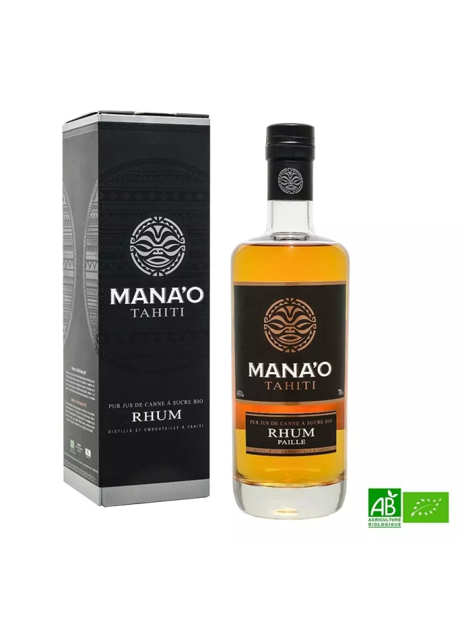 MANA'O Rhum Ambré Bio 43%