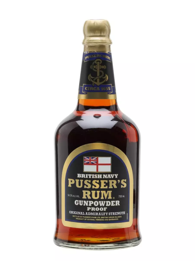 PUSSER'S Gunpowder Proof 54.50%