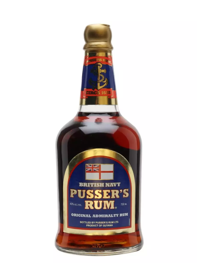 PUSSER'S Blue Label British Navy Rum 40%