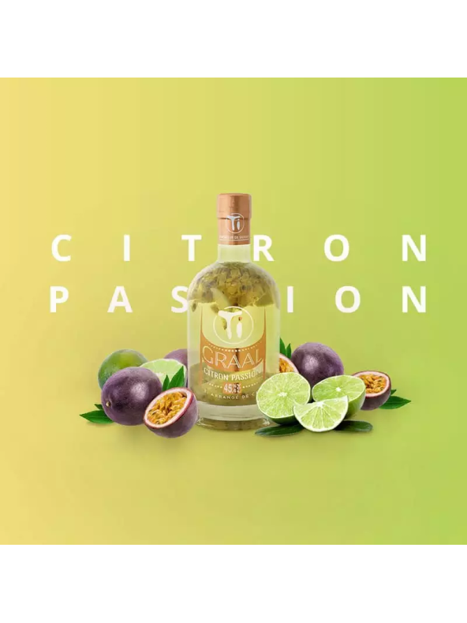 Rhum Arrangé CED Ti Graal Citron Passion 45.4%