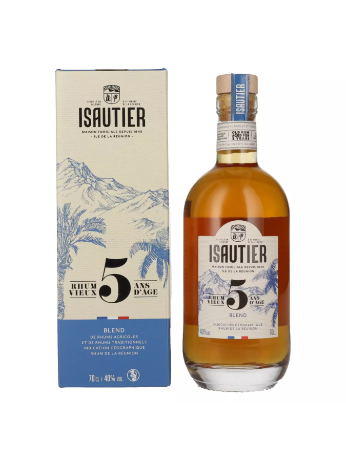 Rhum Isautier - 7 ans - Rhum de mélasse hors d'âge de la Réunion