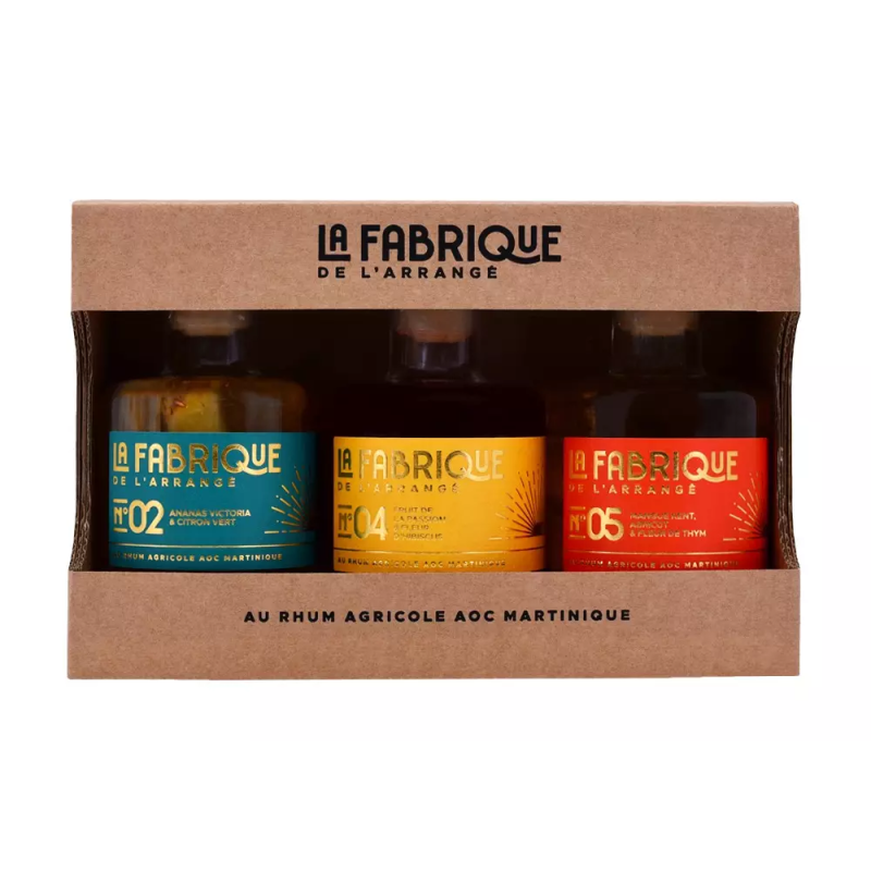 Coffret 3*20cl LA FABRIQUE DE L'ARRANGÉ