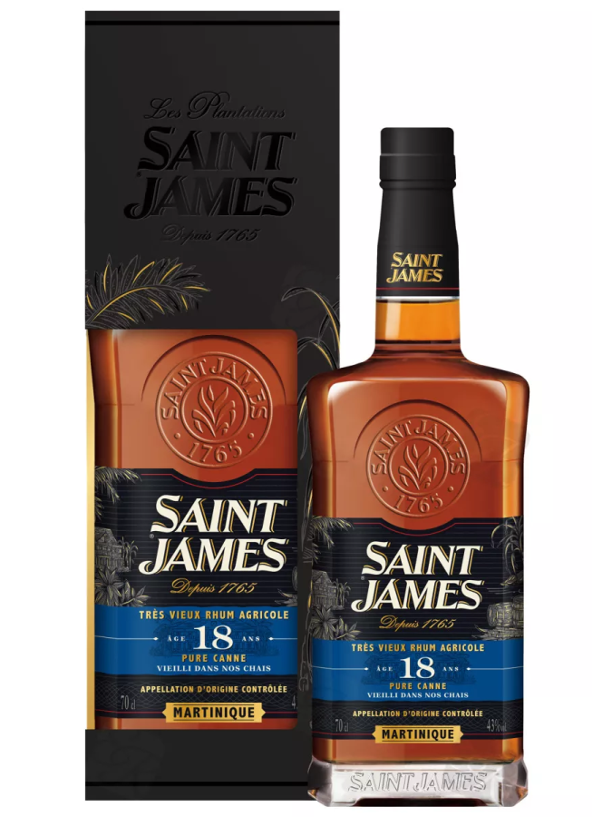 SAINT JAMES Très Vieux Rhum 18 Ans 43%