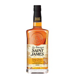 ST JAMES Rhum Arrangé Banane Flambée & Vanille Bourbon 35%