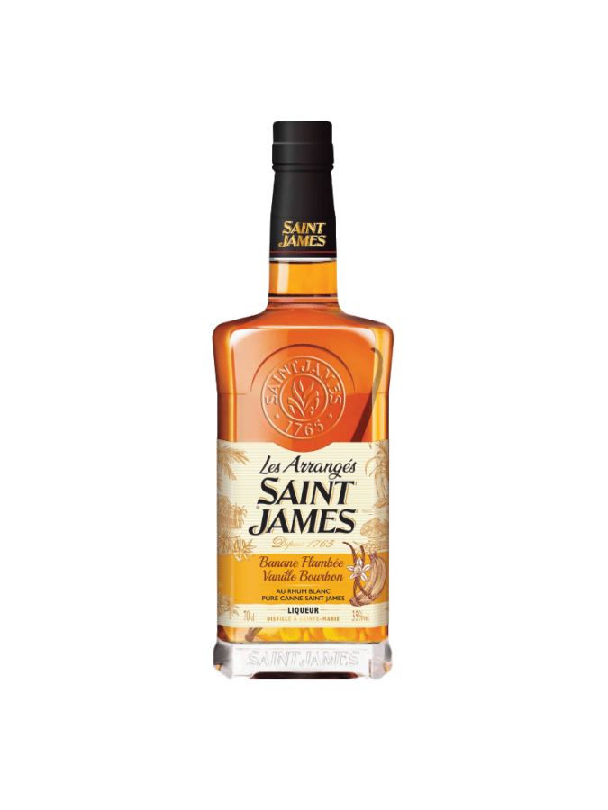ST JAMES Rhum Arrangé Banane Flambée & Vanille Bourbon 35% ST JAMES Rhum Arrangé Banane Flambée & Vanille Bourbon 35%