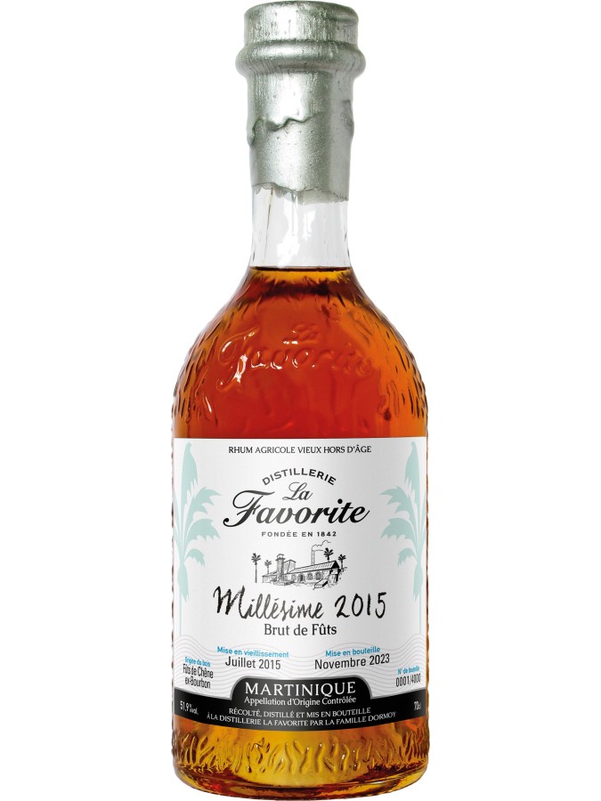 LA FAVORITE Millésime 2015 8 Ans Brut de Fût 51.9% (Avec étui) LA FAVORITE Millésime 2015 8 Ans Brut de Fût 51.9% (Avec étui)