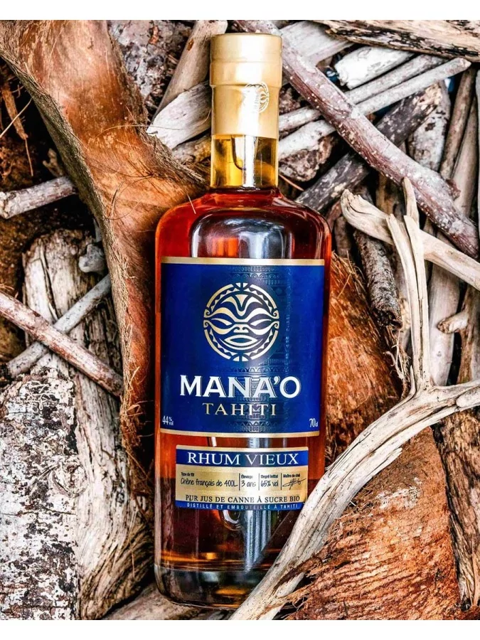 MANA'O TAHITI Vieux Pur Jus De Canne Bio 44%