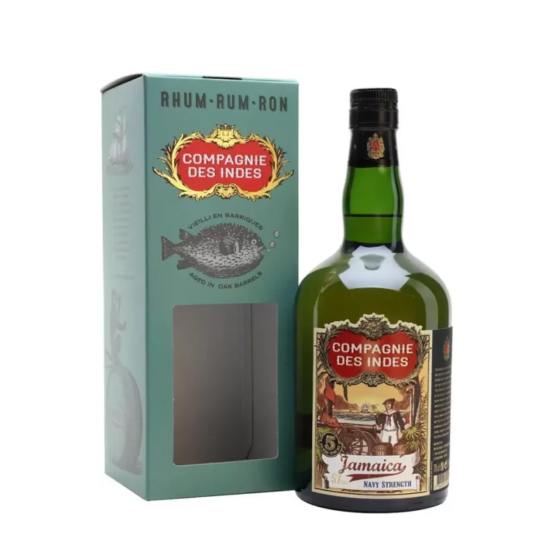  Rhums Vieux COMPAGNIE DES INDES Jamaique Navy Strength 5 ans 57%