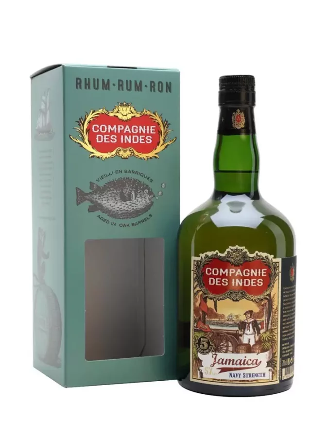 COMPAGNIE DES INDES Jamaique Navy Strength 5 ans 57% COMPAGNIE DES INDES Jamaique Navy Strength 5 ans 57%